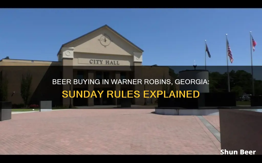 can you buy beer on sunday in warner robins georgia