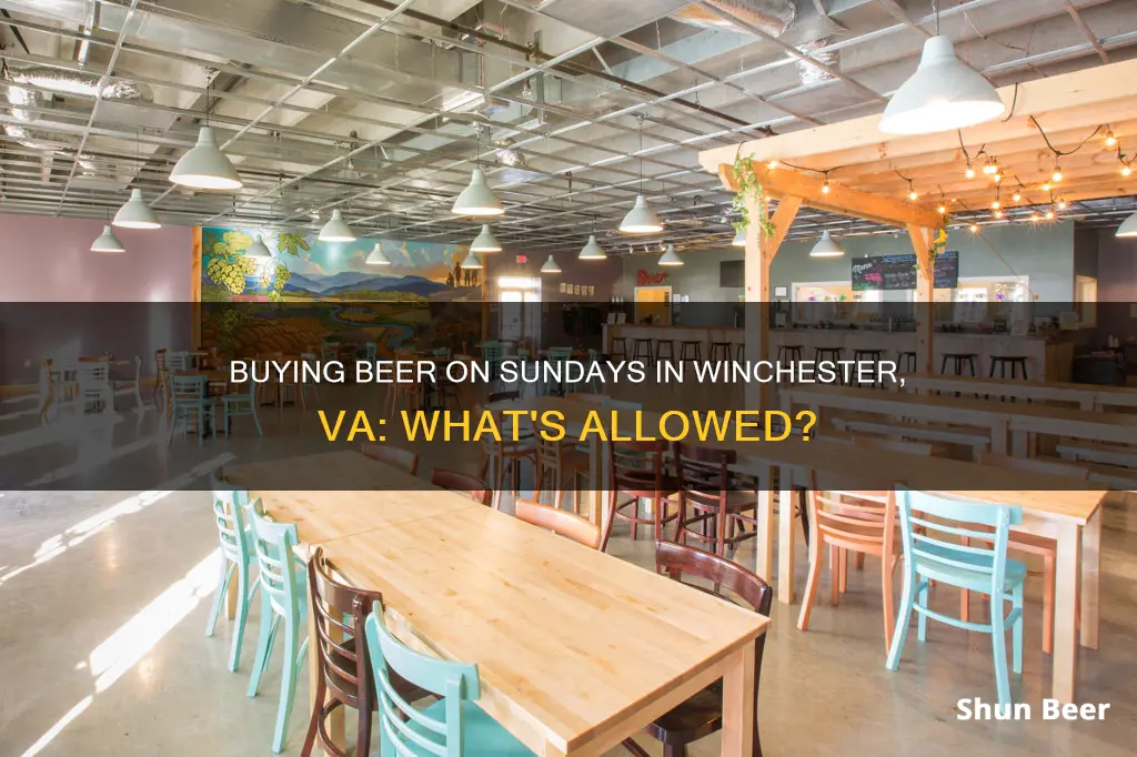 can you buy beer on sunday in winchester va