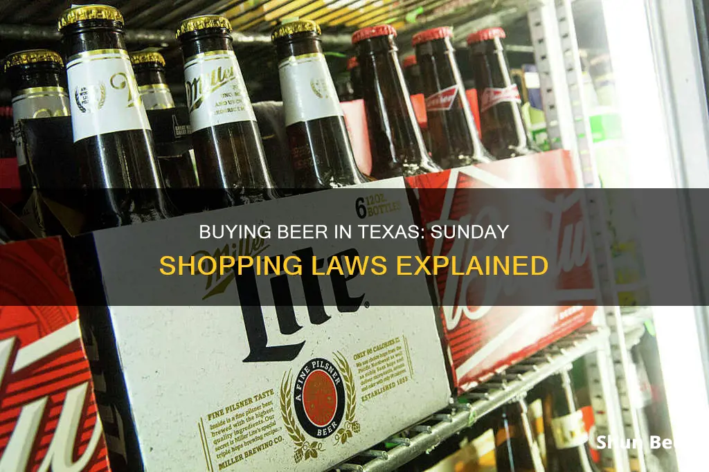 can you buy beer on sunday intexas