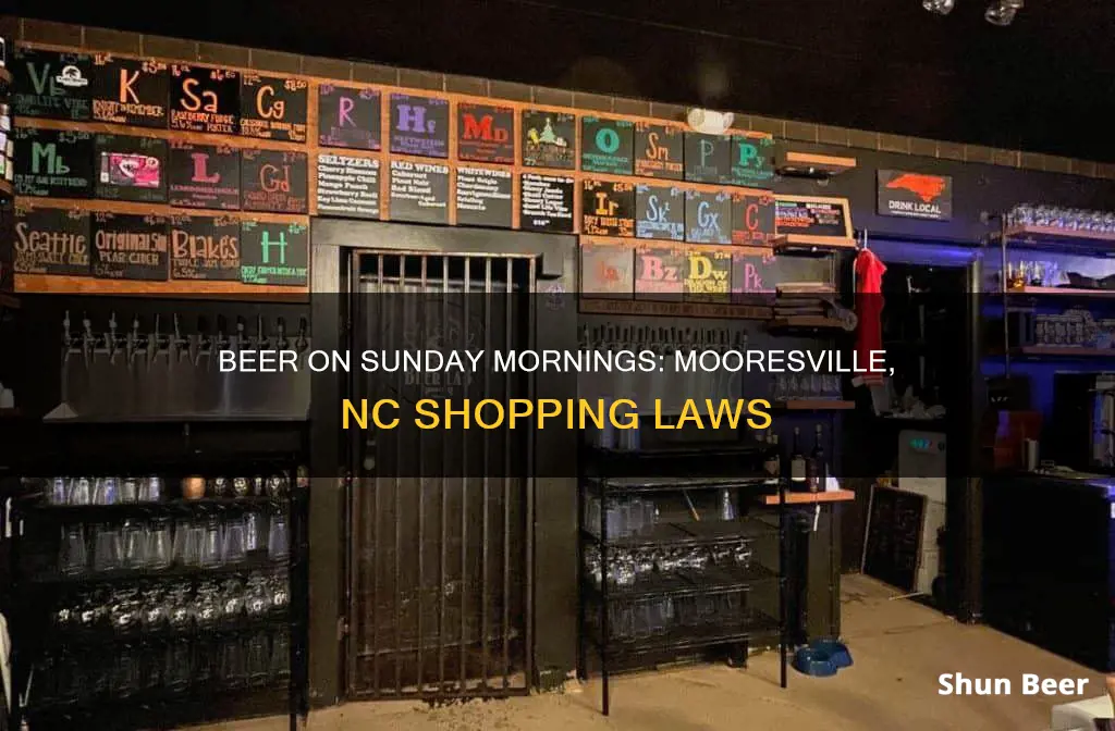 can you buy beer on sunday morning in mooresville nc