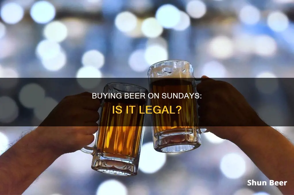 can you buy beer on sunday