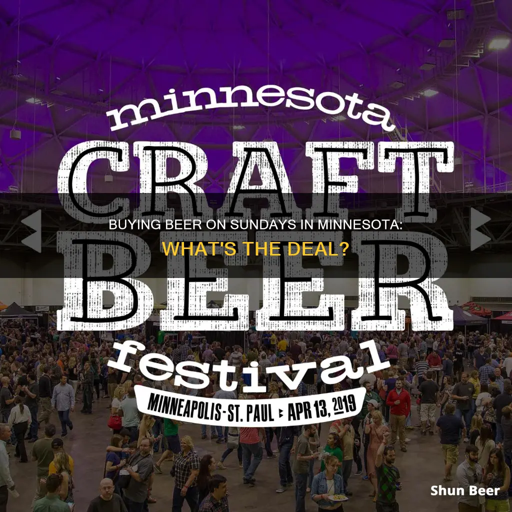 can you buy beer on sundays in minnesota