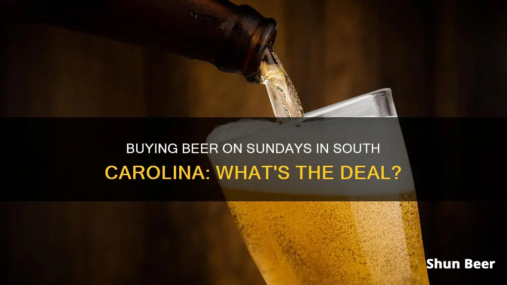 can you buy beer on sundays in sc