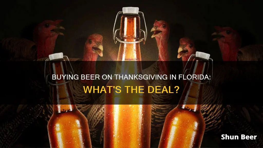 can you buy beer on thanksgiving in florida