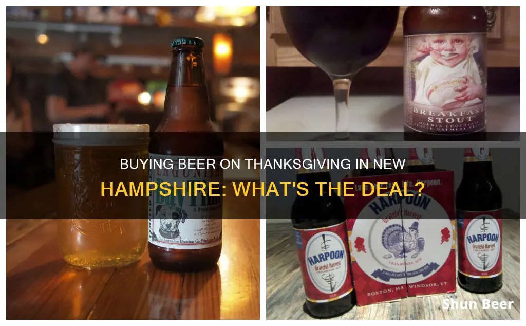 can you buy beer on thanksgiving in new hampshire