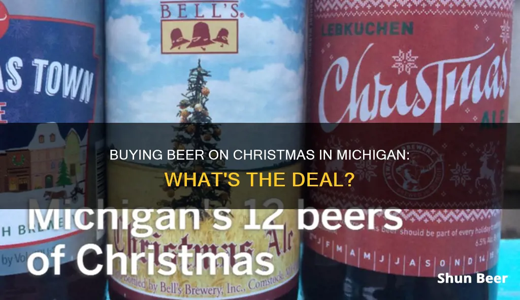 can you buy beer on xmas in mi