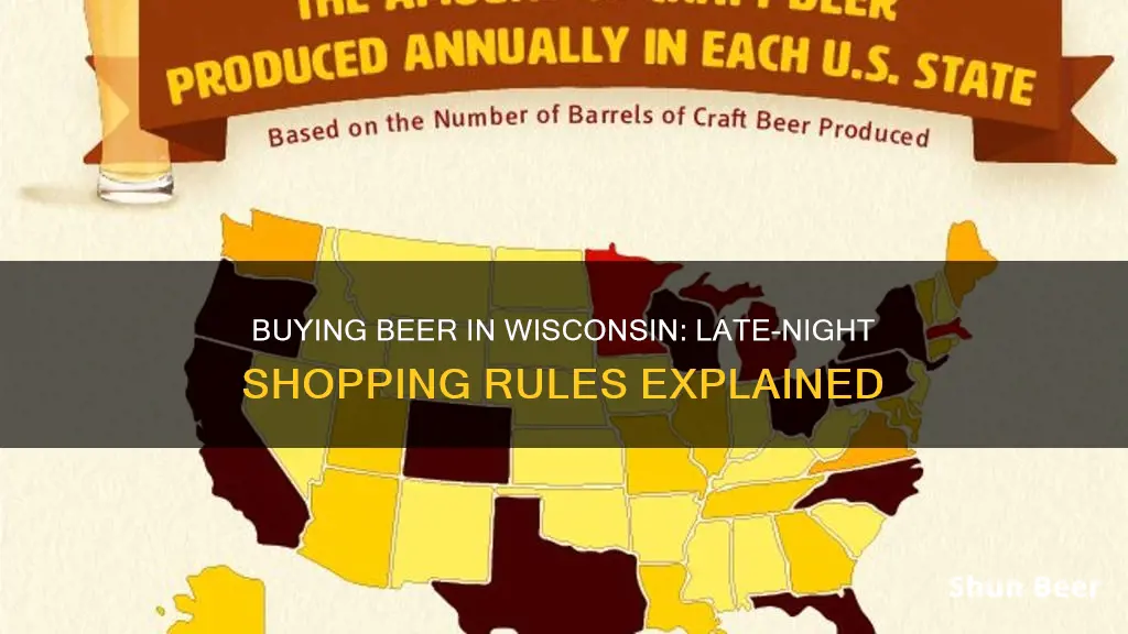 can you buy beer past 9 in wisconsin