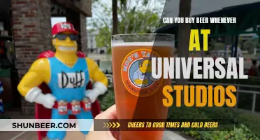 Beer Availability at Universal Studios: Anytime Access?