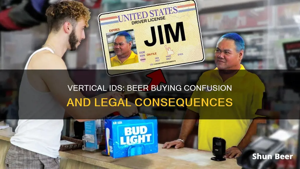 can you buy beer with a vertical id