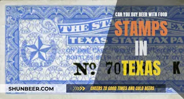 Texas Beer Buyers: Can Food Stamps Cover It?