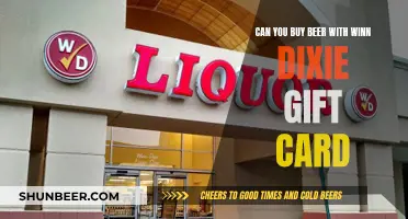 Using Winn-Dixie Gift Cards to Purchase Beer Legally