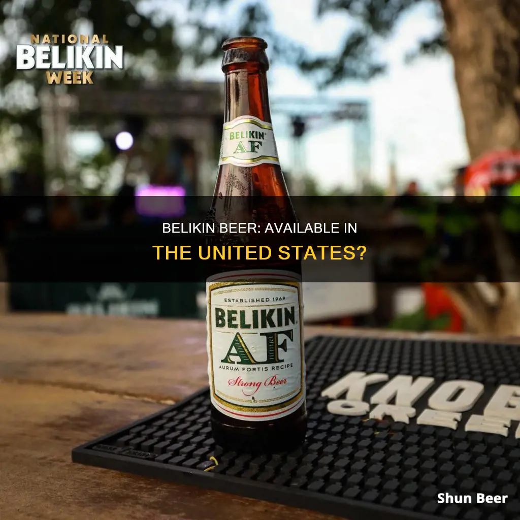 can you buy belikin beer in the united states