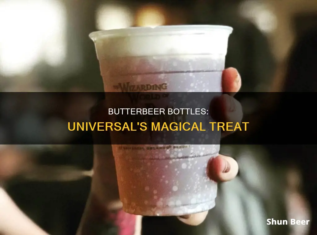 can you buy butter beer in the bottle at universal