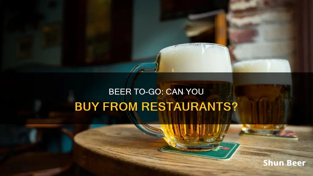 can you buy can of beer from restaurant