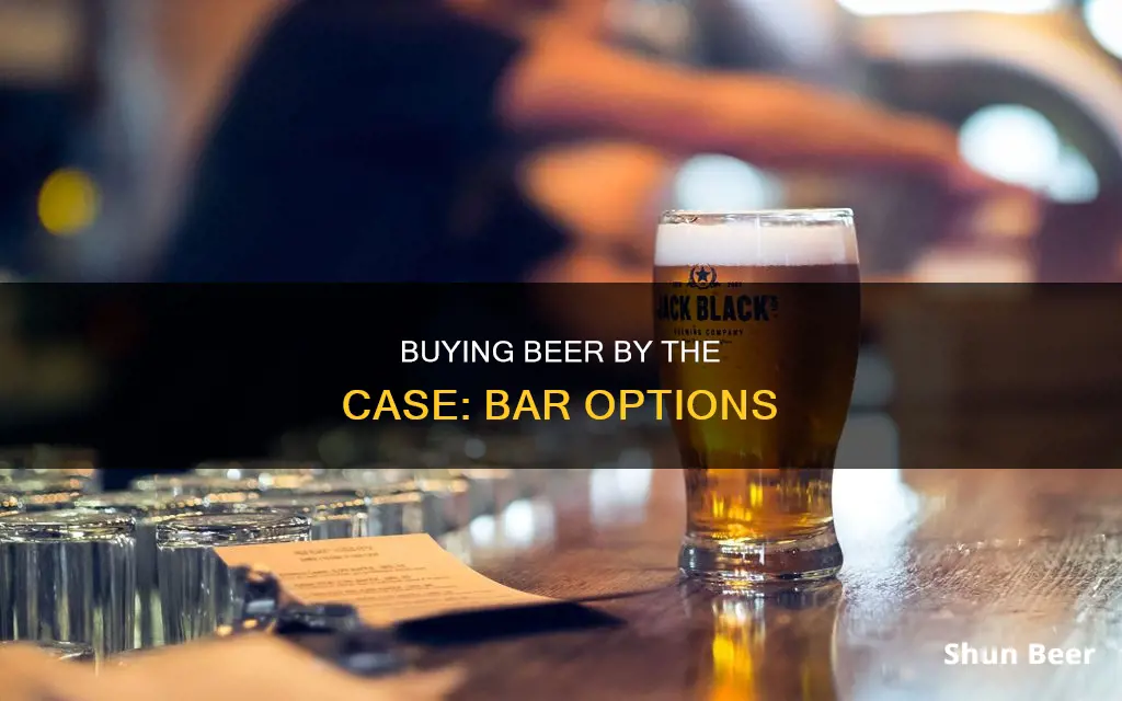 can you buy cases of beer at a bar