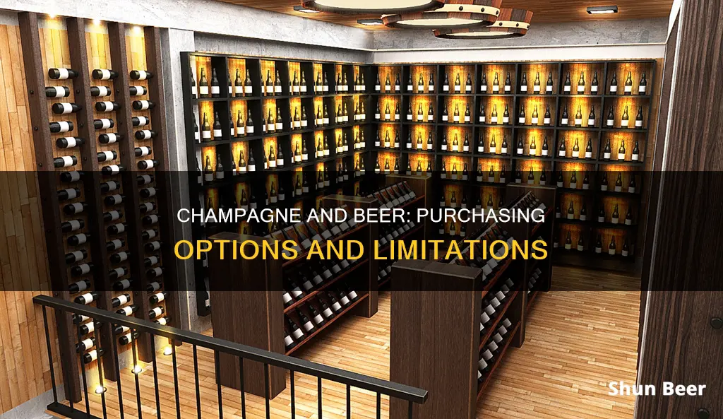 can you buy champagne at a beer store