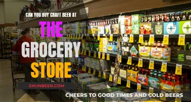 Craft Beer: Grocery Store Availability and Accessibility