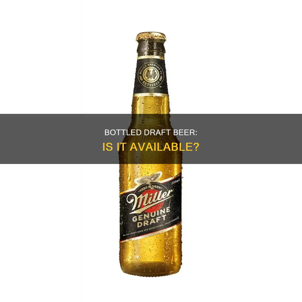 can you buy draft beer in a bottle