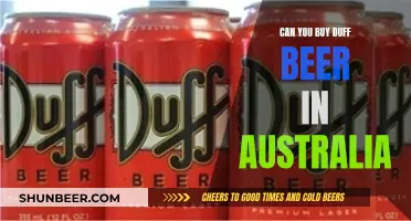 Duff Beer: Can Aussies Buy Homer's Favorite Beverage?