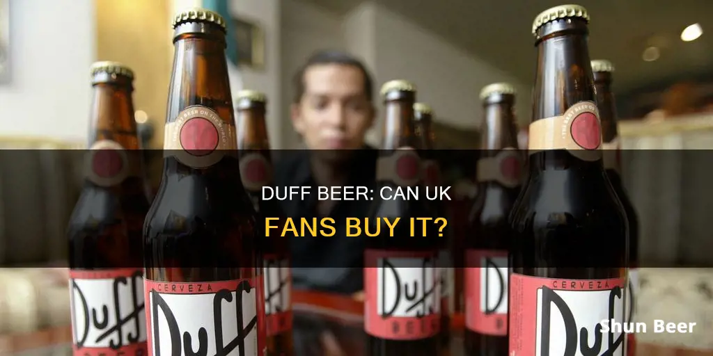 can you buy duff beer in the uk