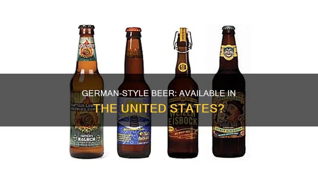 can you buy german style beer in the united states