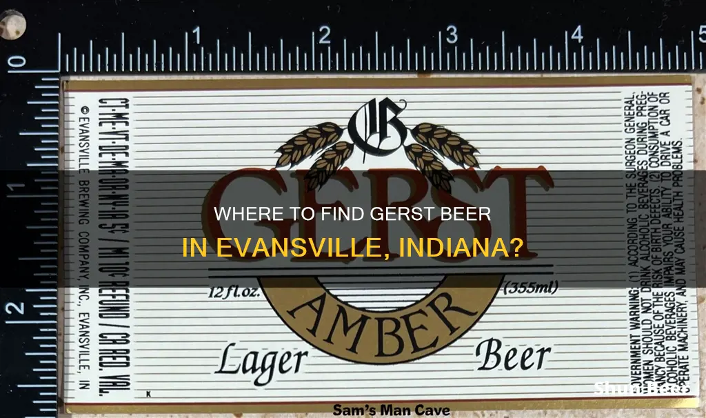 can you buy gerst beer in evansville indiana