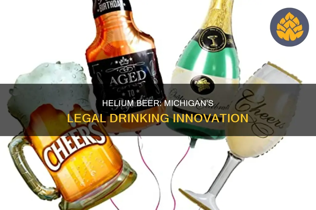 can you buy helium beer in michigan