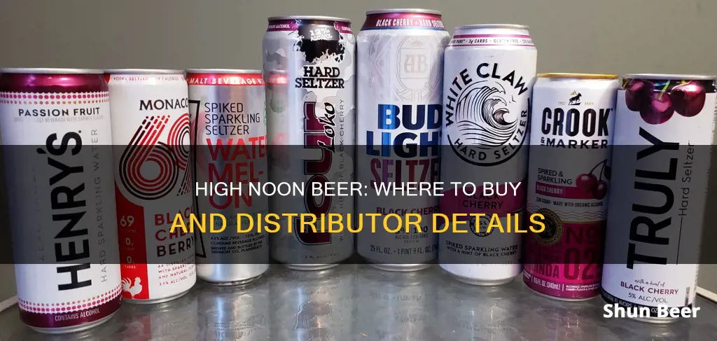 can you buy high noon at a beer distributor