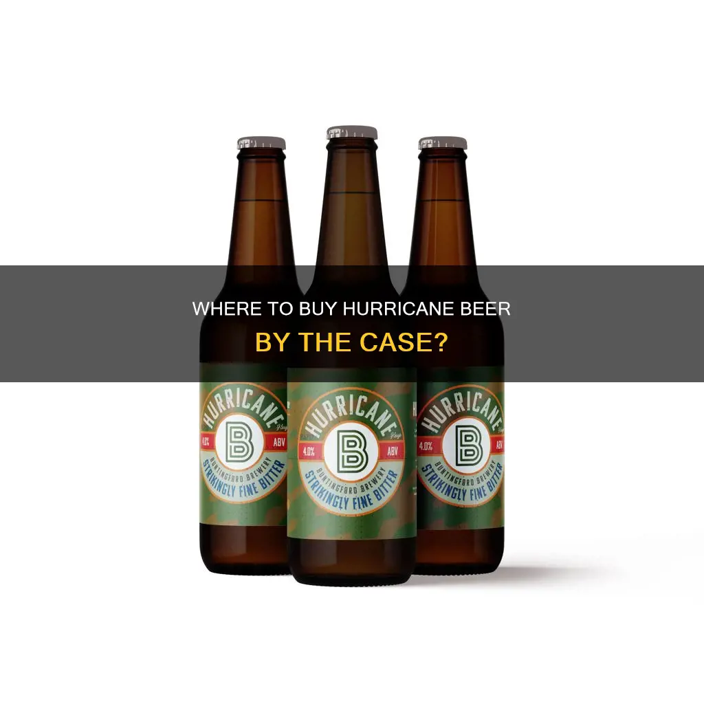 can you buy hurricane beer buy the case