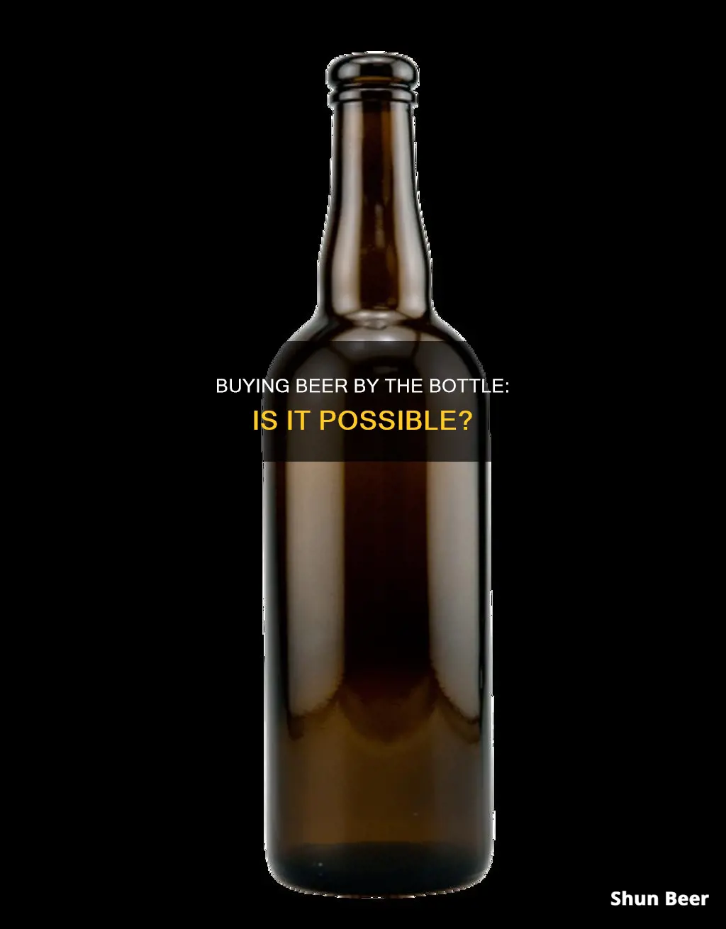 can you buy individual bottles of beer