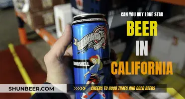 Lone Star Beer: California Availability and Distribution