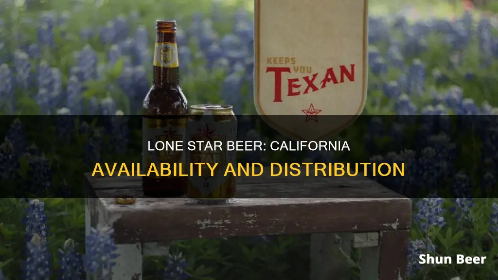 can you buy lone star beer in california