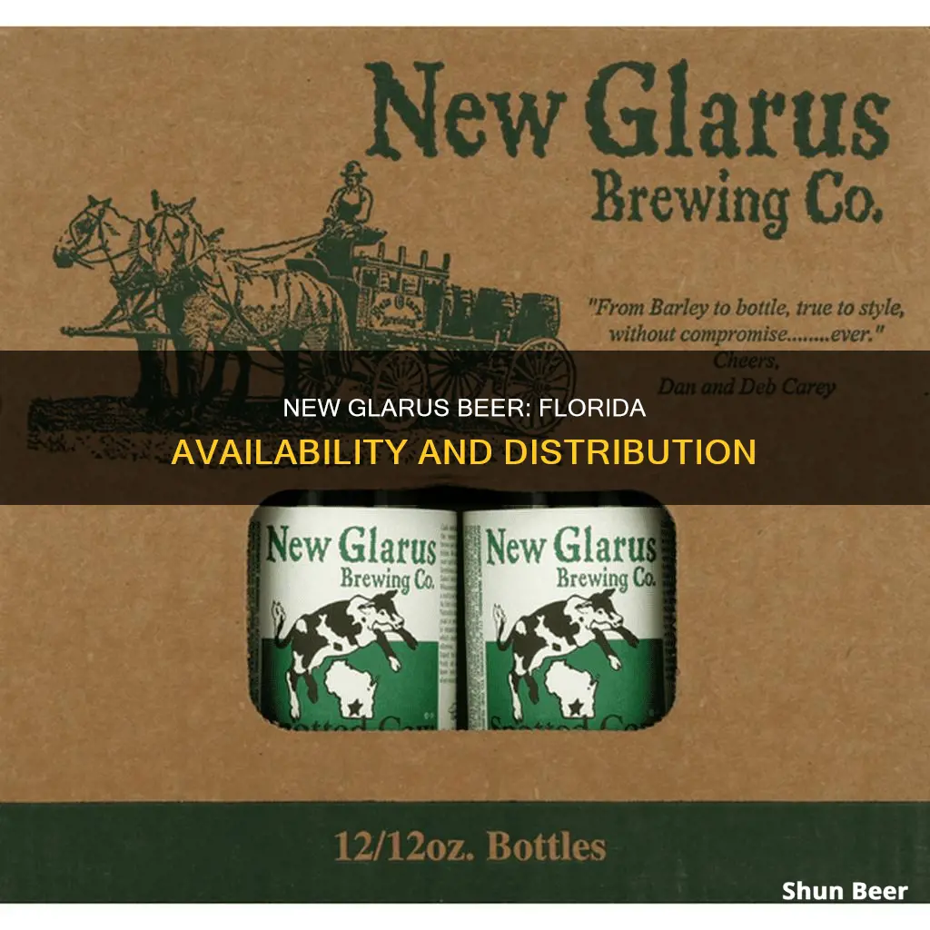 can you buy new glarus beer in florida