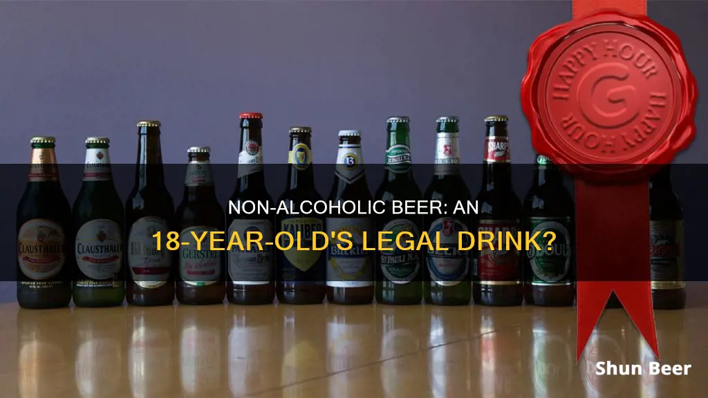 can you buy non alcoholic beer at 18