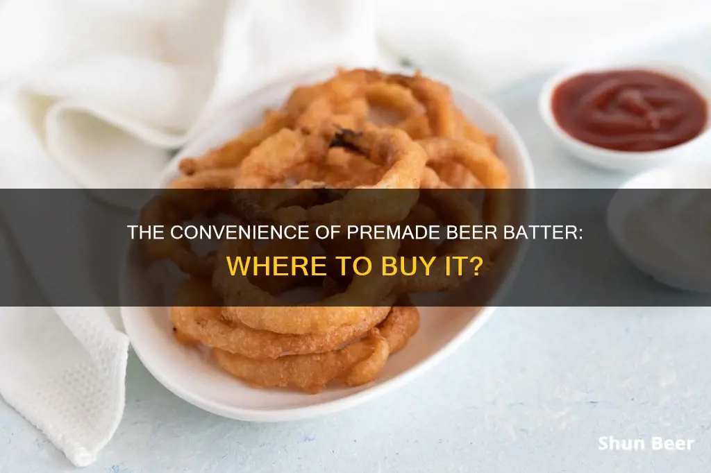 can you buy premade beer batter