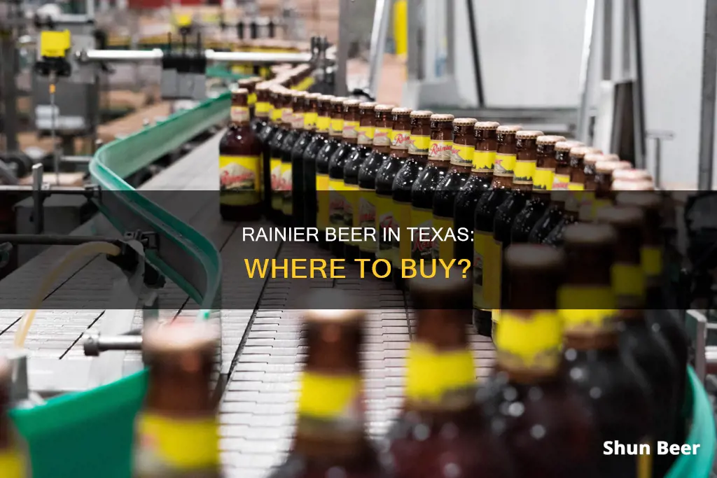 can you buy rainier beer in texas