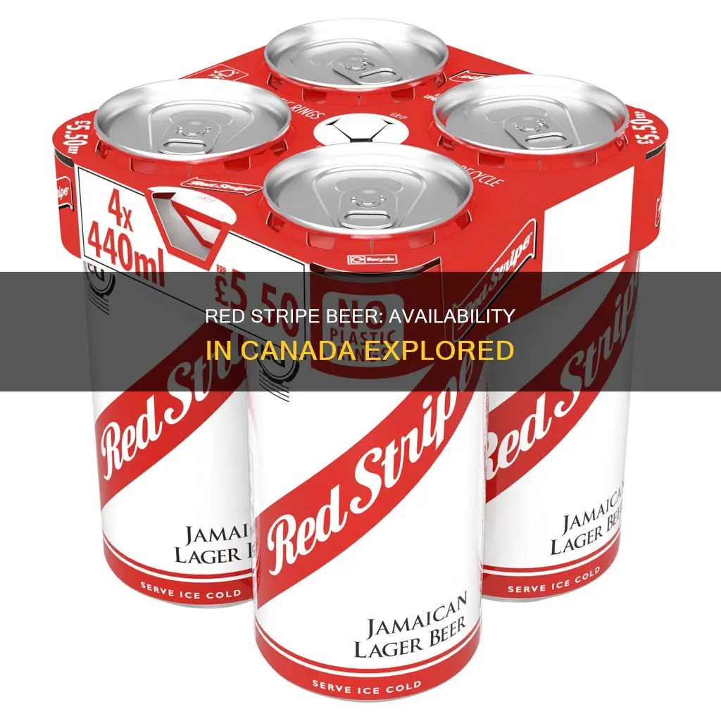 can you buy red stripe beer in canada