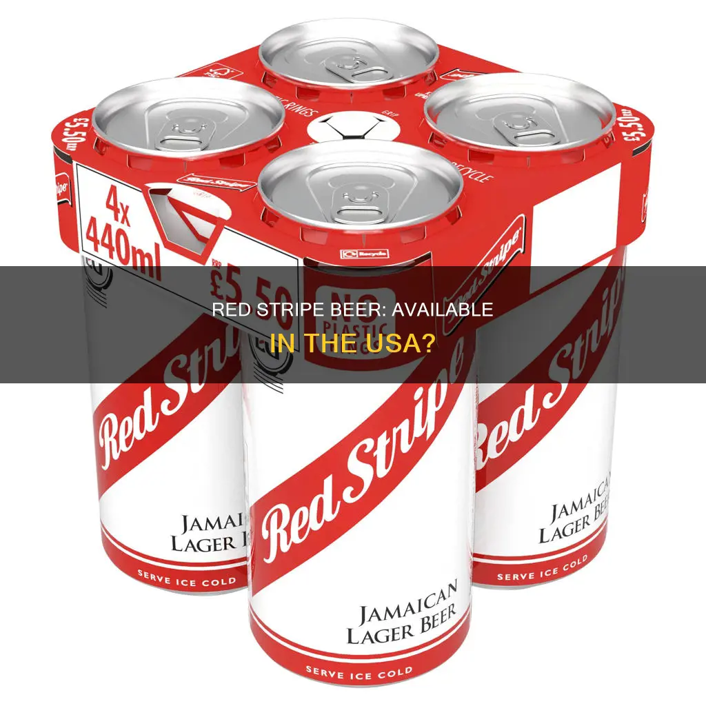 can you buy red stripe beer in usa