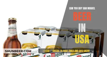 San Miguel Beer: USA Availability and Accessibility