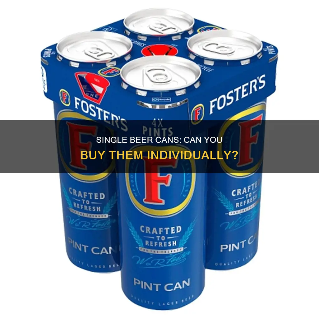 can you buy single cans of beer