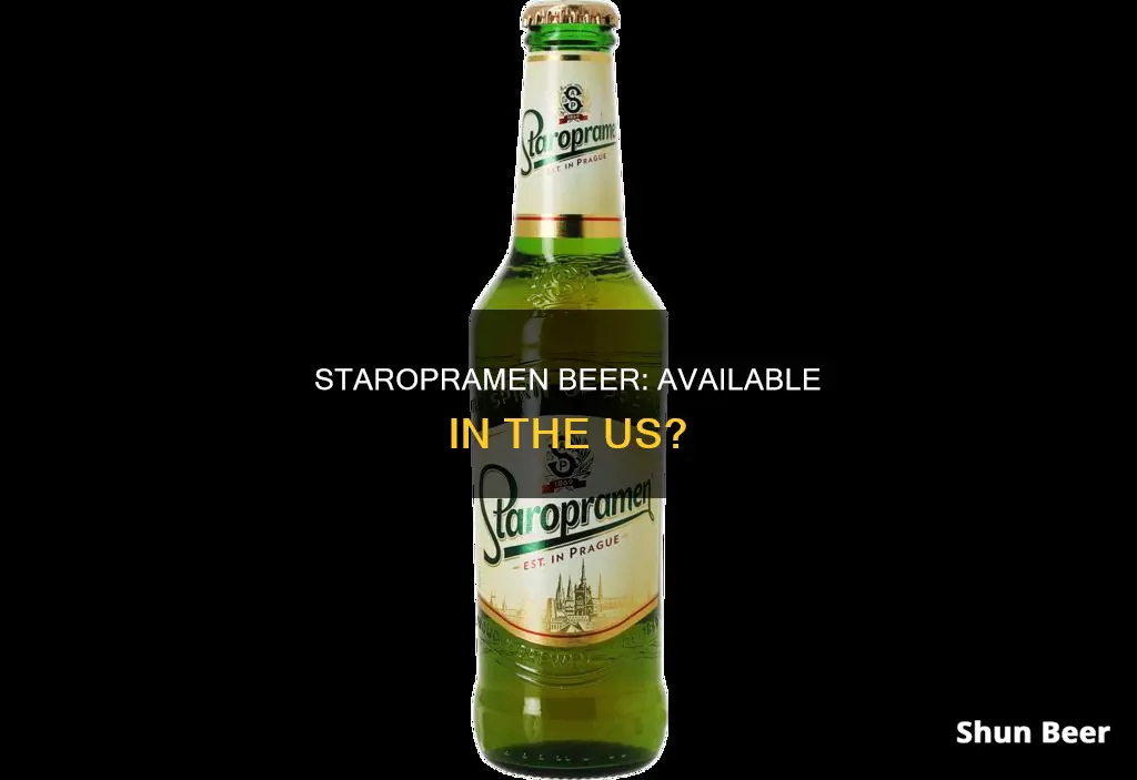 can you buy staropramen beer in the us