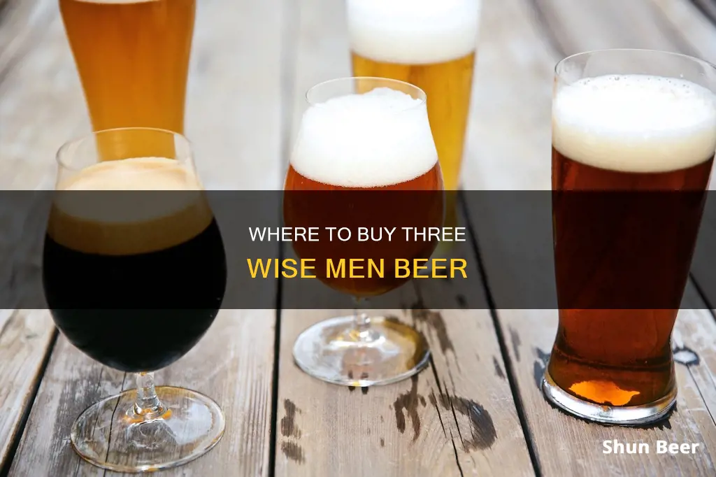 can you buy thr3e wise men beer