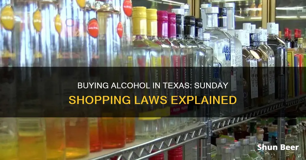 can you buy wine and beer on sunday in texas