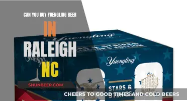 Yuengling Beer Availability in Raleigh, North Carolina