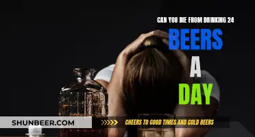 Chugging 24 Beers Daily: A Deadly Affair