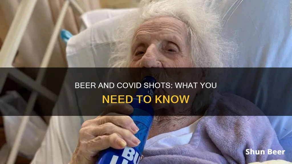 can you drink a beer after a covid shot