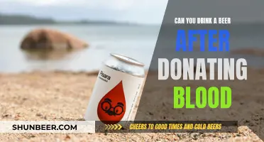 Drinking Beer After Donating Blood: What You Need to Know