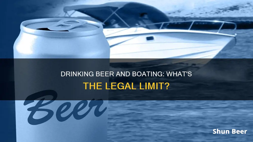 can you drink a beer and drive a boat