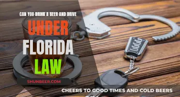 Florida Law: Drinking Beer and Driving