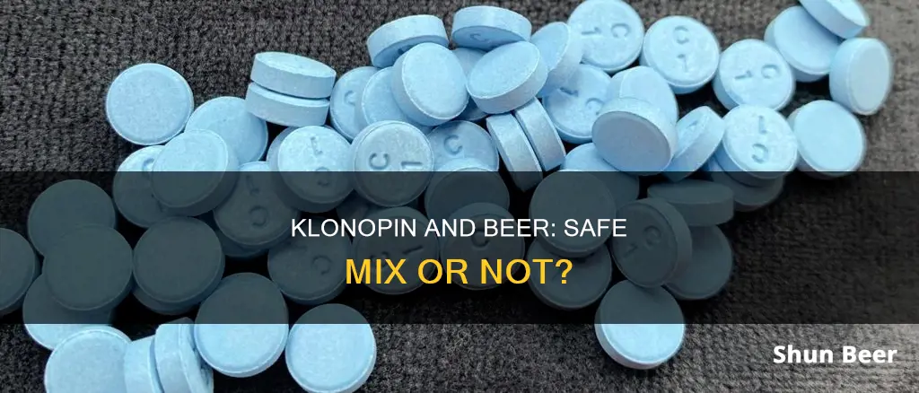 can you drink a beer if taking 1mg klonopin